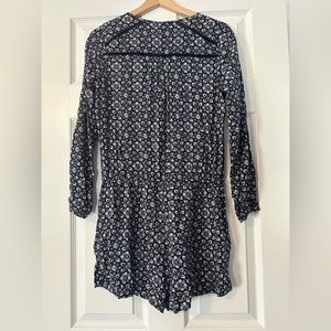 GAP long sleeve floral romper